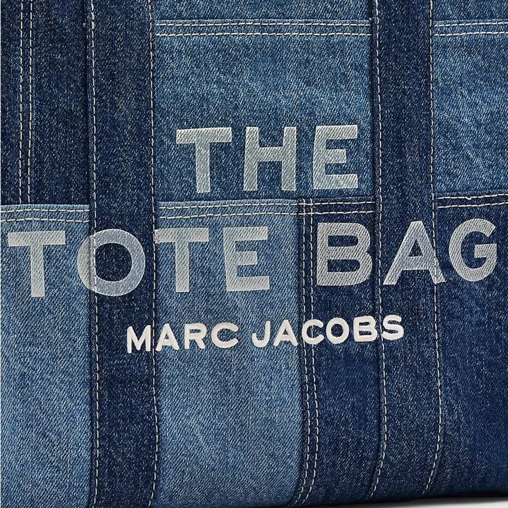 Marc Jacobs The Denim Medium Tote Bag - Picture 6 of 13